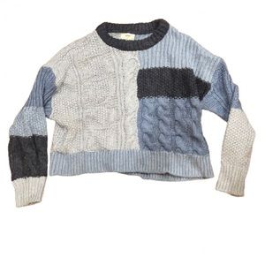 Aerie Chunky Knit Cropped Sweater